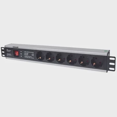 INTELLINET Jedinica za distribuciju struje, Rackmount, 6 utičnica, 19", 1.5U